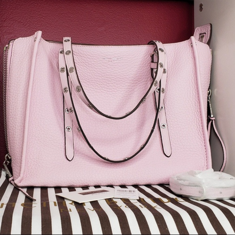 Pink henri bendel tote